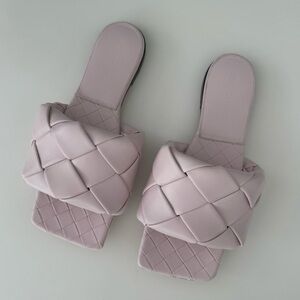 Bottega Venetta sandals light nude pink